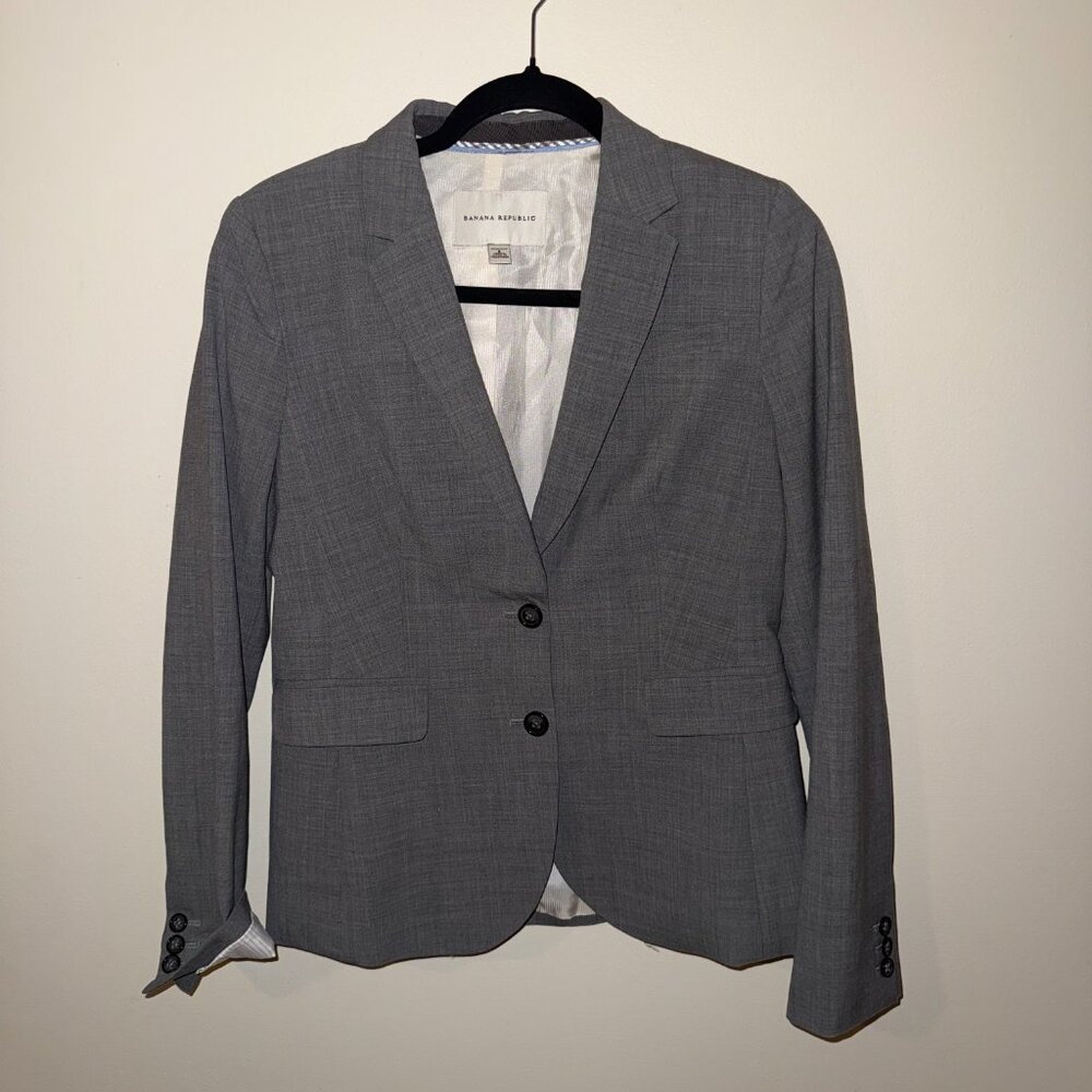 Banana Republic Grey Blazer